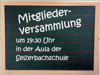 um 19:30 Uhr  in der Aula der Selzerbachschule